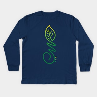 Green Signature Kids Long Sleeve T-Shirt